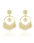 Jadau Gold Chaandbaali Earrings
