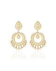 Jadau Pearl Chaandbaali Earrings