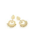 Jadau Pearl Chaandbaali Earrings