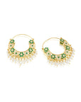 Jadau Hoop Earrings