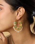 Jadau Hoop Earrings