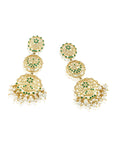 Jadau Dangler Earrings