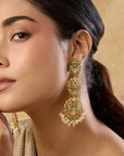 Jadau Dangler Earrings