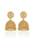 Golden Ghungroo Temple Jhumkas
