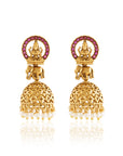 Manik Pearl Temple Jhumkas