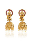 Manik Pearl Temple Jhumkas