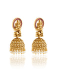 Manik Pearl Temple Jhumkas