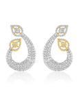 Zircon Two-Tone Statement Studs