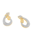 Zircon Two-Tone Statement Studs