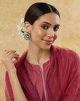 Zircon Spiral Statement Studs