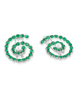 Zircon Spiral Statement Studs