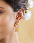 Noorana Zircon Hoop Earrings