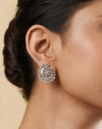 Shankh Zircon Stud Earrings