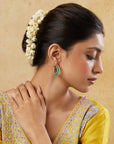 Ruhi Zircon Hoop Earrings