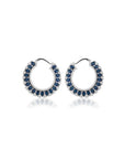 Rasha Zircon Hoop Earrings