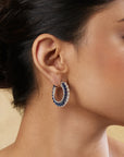 Rasha Zircon Hoop Earrings