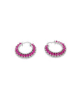 Ayesha Zircon Hoop Earrings
