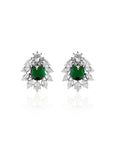 Ziya Zircon Stud Earrings
