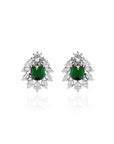 Ziya Zircon Stud Earrings