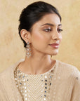 Rubina Zircon Dangler Earrings