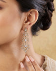 Rubina Zircon Dangler Earrings