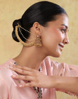 Essential Pearl Temple Ear Chain