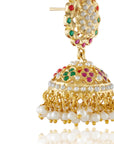 Nalini Jadau Jhumka Earrings