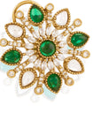 Zarah Kundan Polki Stud Earrings