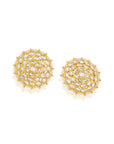 Anika Kundan Polki Stud Earrings
