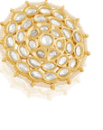 Anika Kundan Polki Stud Earrings