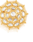 Reena Kundan Polki Stud Earrings