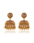 Phoolam Temple Jhumka Earrings