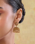 Phoolam Temple Jhumka Earrings