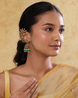 Antique Temple Ear Cuff Jhumkas