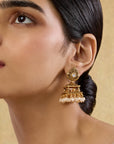 Rukshmani Temple Jhumka Earrings