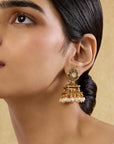 Rukshmani Temple Jhumka Earrings