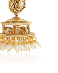 Rukshmani Temple Jhumka Earrings