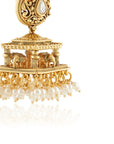 Rukshmani Temple Jhumka Earrings