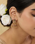 Ajnaa Temple Jhumka Earrings