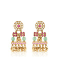Tulsi Temple Dangler Earrings