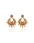 Dharini Temple Chaandbaali Earrings