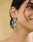 Zainaab Zircon Chandelier Earrings