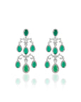 Zainaab Zircon Chandelier Earrings