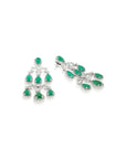 Zainaab Zircon Chandelier Earrings