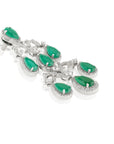 Zainaab Zircon Chandelier Earrings