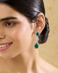 Nausher Zircon Dangler Earrings