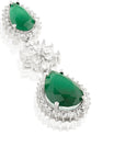 Nausher Zircon Dangler Earrings