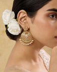 Jaali Jadau Chaandbaali Earrings