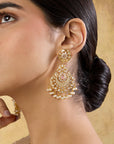 Rimple Jadau Chaandbaali Earrings