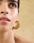 Joohi Kundan Polki Hoops